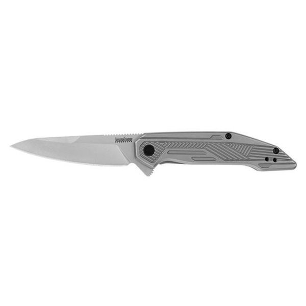 Kershaw Kershaw 1130443 Terran Speed Safe Folding Knife with Flipper; Silver 1130443